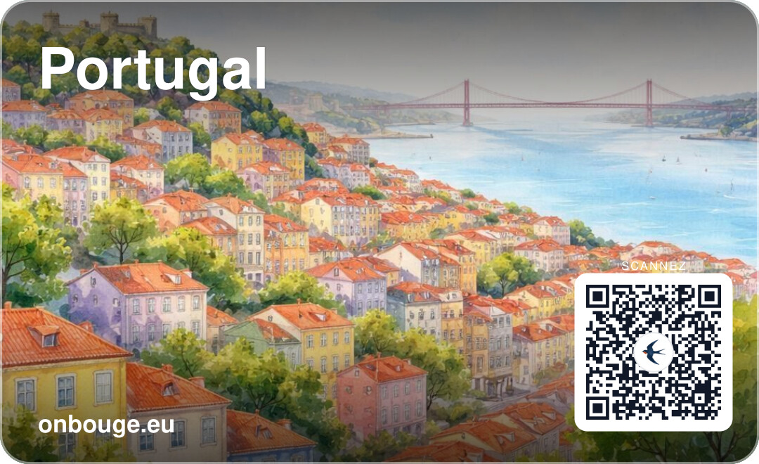 Portugal — carte OnBouge avec QR