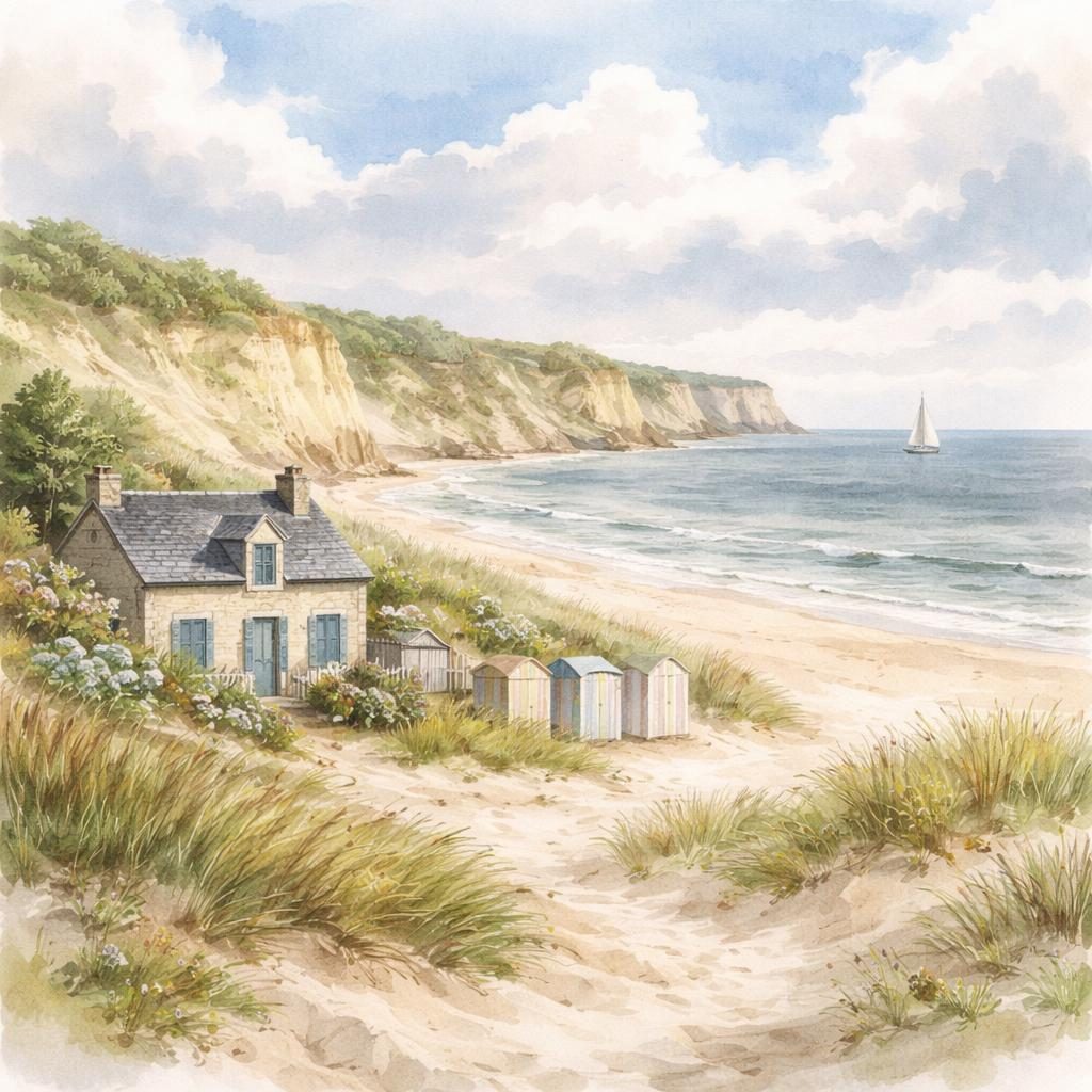 Aquarelle Calvados