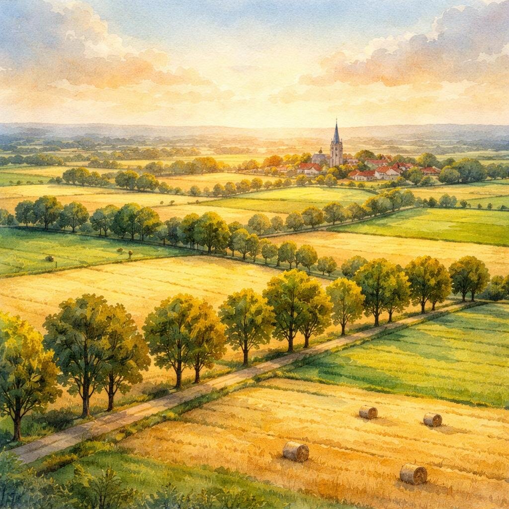 Cher — illustration départementale (aquarelle de la ville à venir)