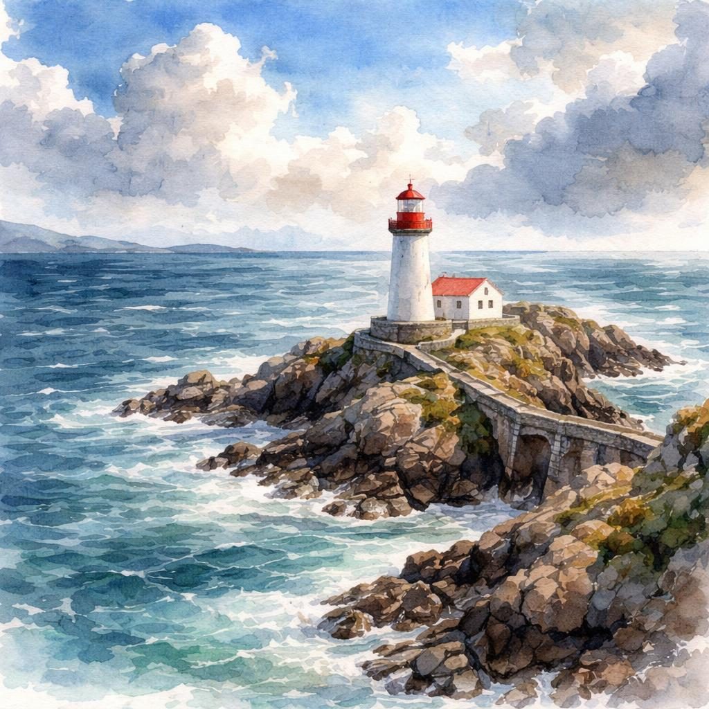 Aquarelle Finistère