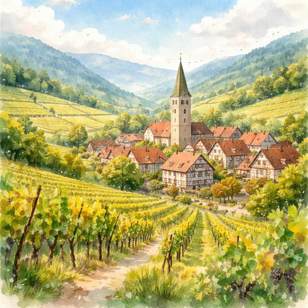 Haut-Rhin — illustration départementale (aquarelle de la ville à venir)