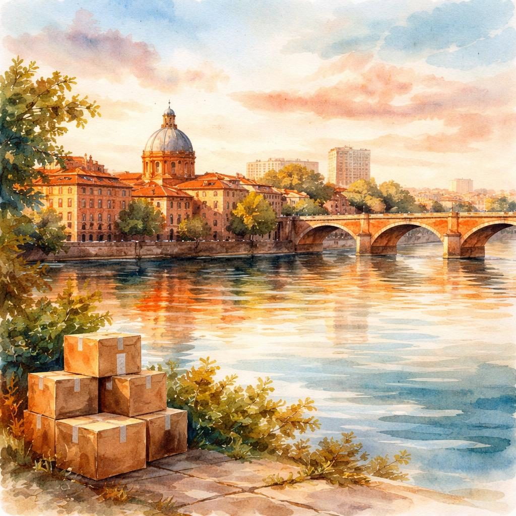 Aquarelle Haute-Garonne