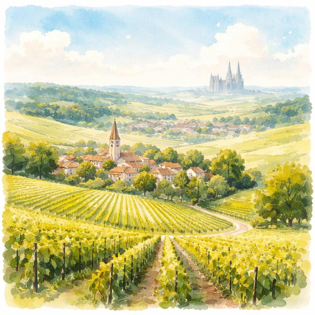 Aquarelle Marne