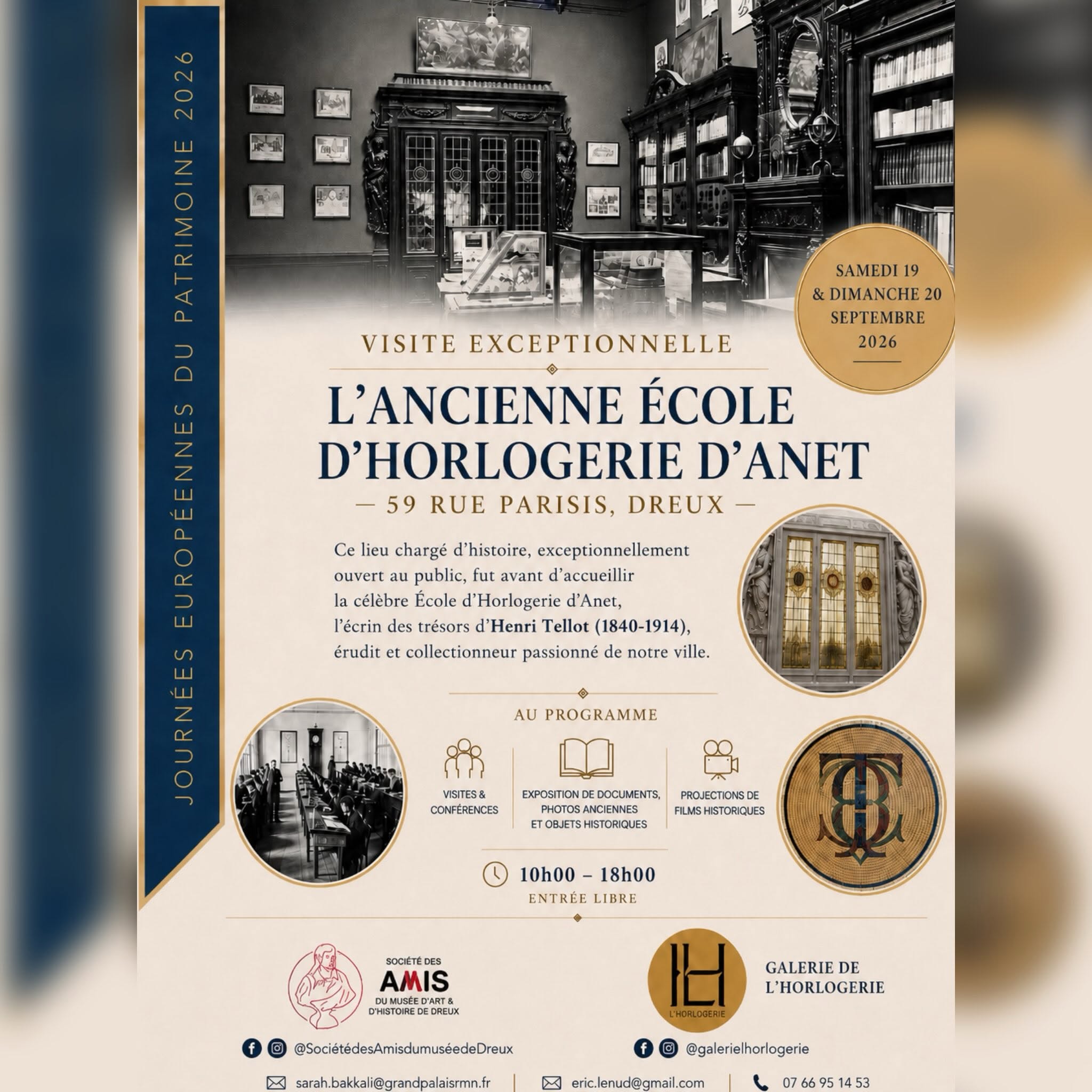 Visite exceptionnelle de l'ancienne école d'horlogerie d'Anet