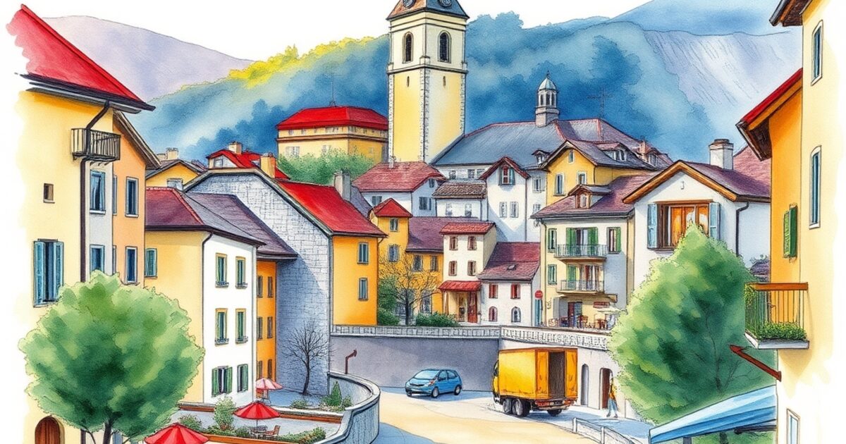 🎨 Allinges imaginée par un enfant