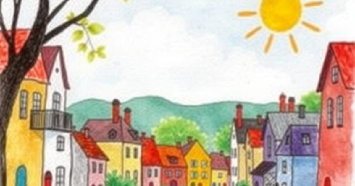 🎨 Les Essarts-le-Roi imaginée par un enfant