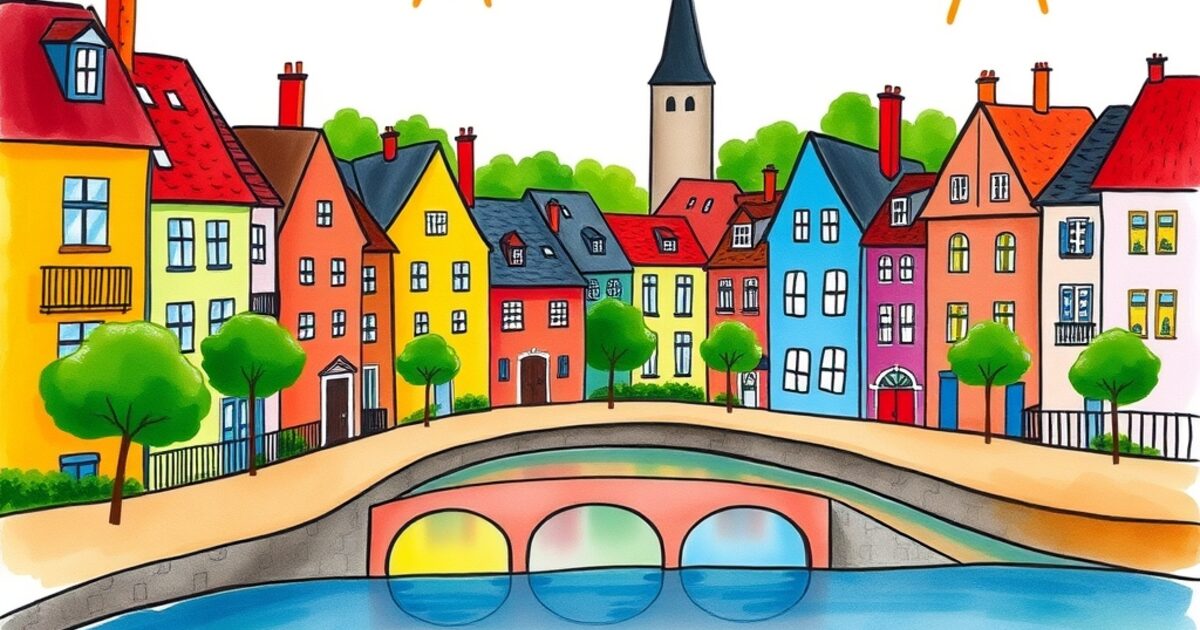 🎨 Saint-Arnoult-en-Yvelines imaginée par un enfant
