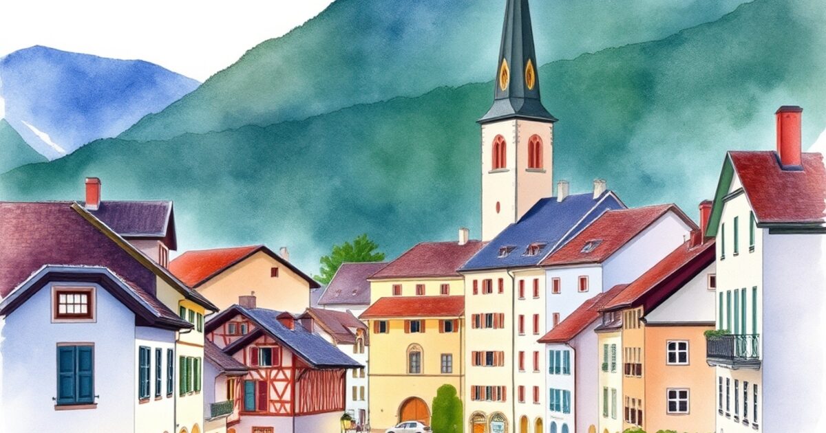 🎨 Sallanches imaginée par un enfant