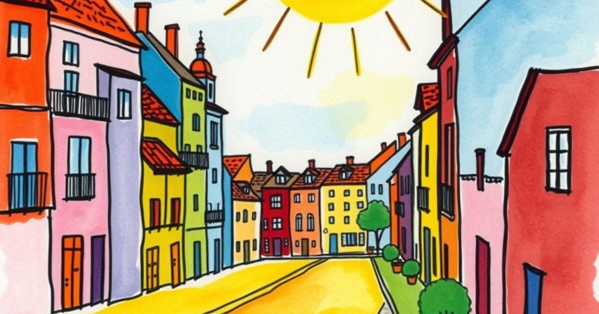 🎨 Toulouse imaginée par un enfant
