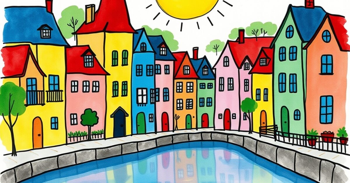 🎨 Villepreux imaginée par un enfant