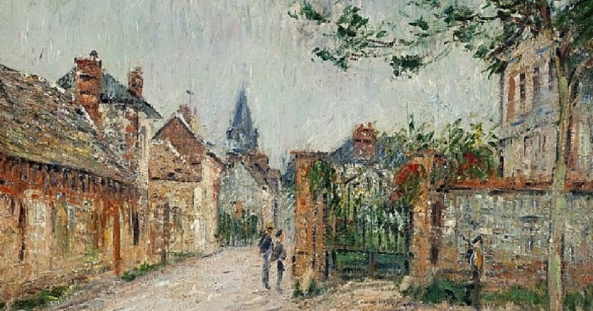 Le Vaudreuil — photo réelle (Wikimedia Commons, Gustave Loiseau)