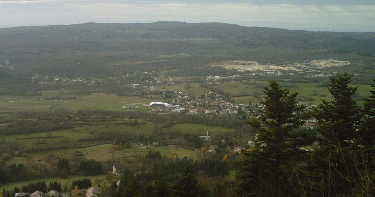 Plateau d'Hauteville — photo réelle