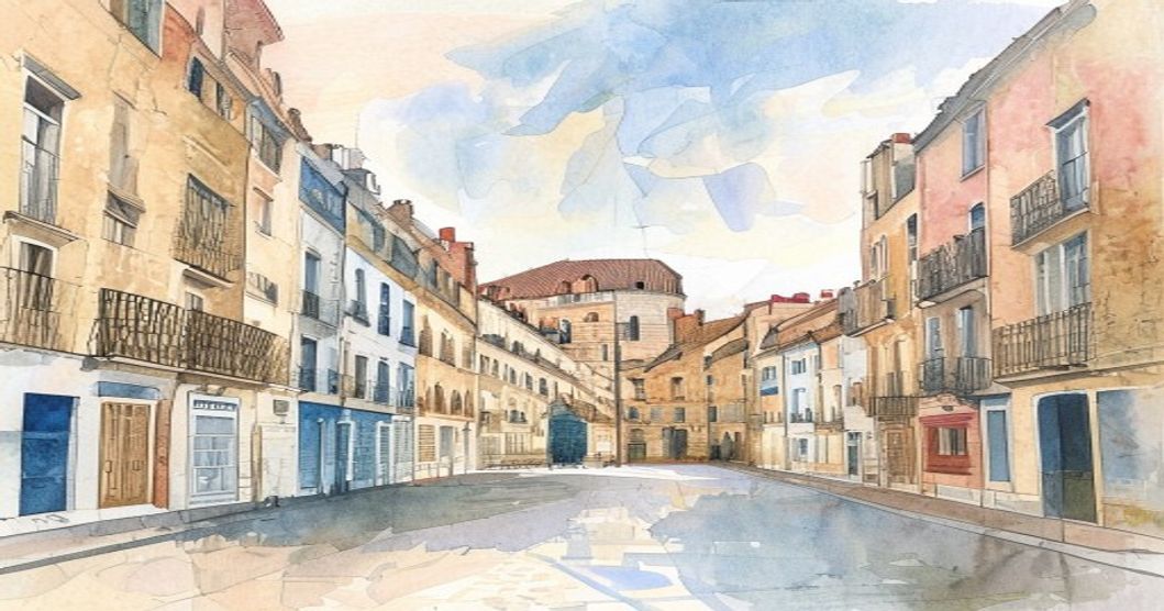 Aquarelle d’Alcalá de Henares