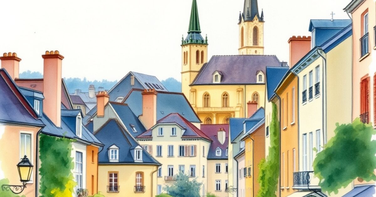 Antony — aquarelle — France