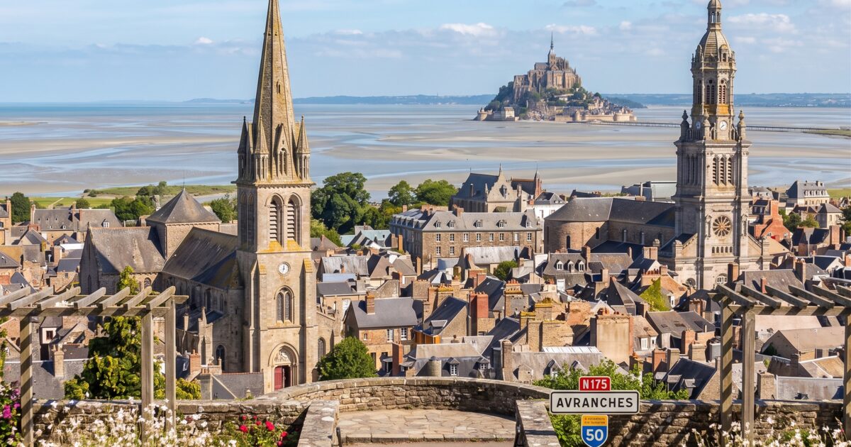 Avranches — acuarela — Francia