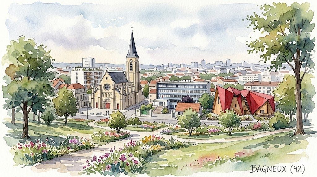 Aquarelle de Bagneux