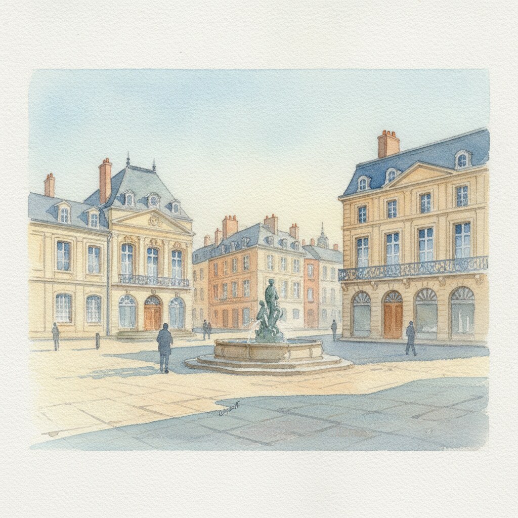 Besançon — acuarela — Francia