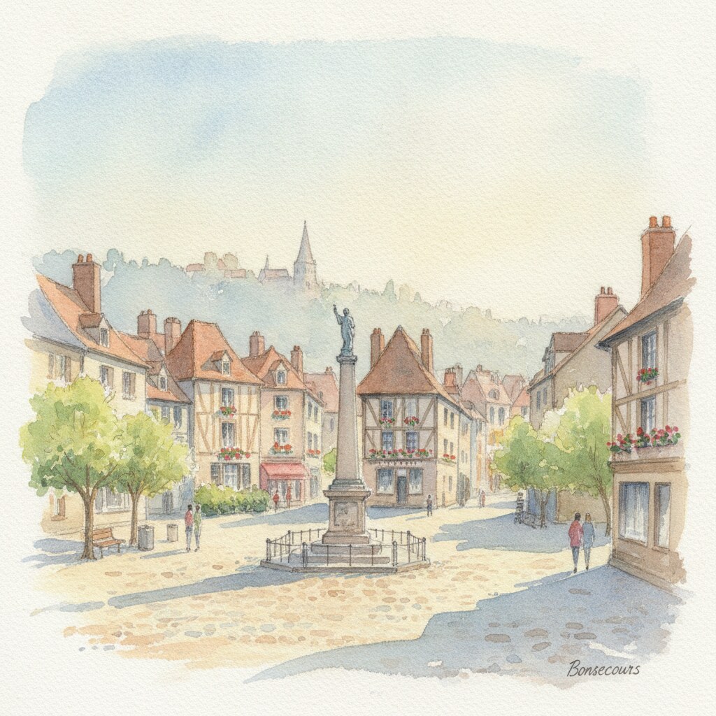 Bonsecours — aquarelle — France