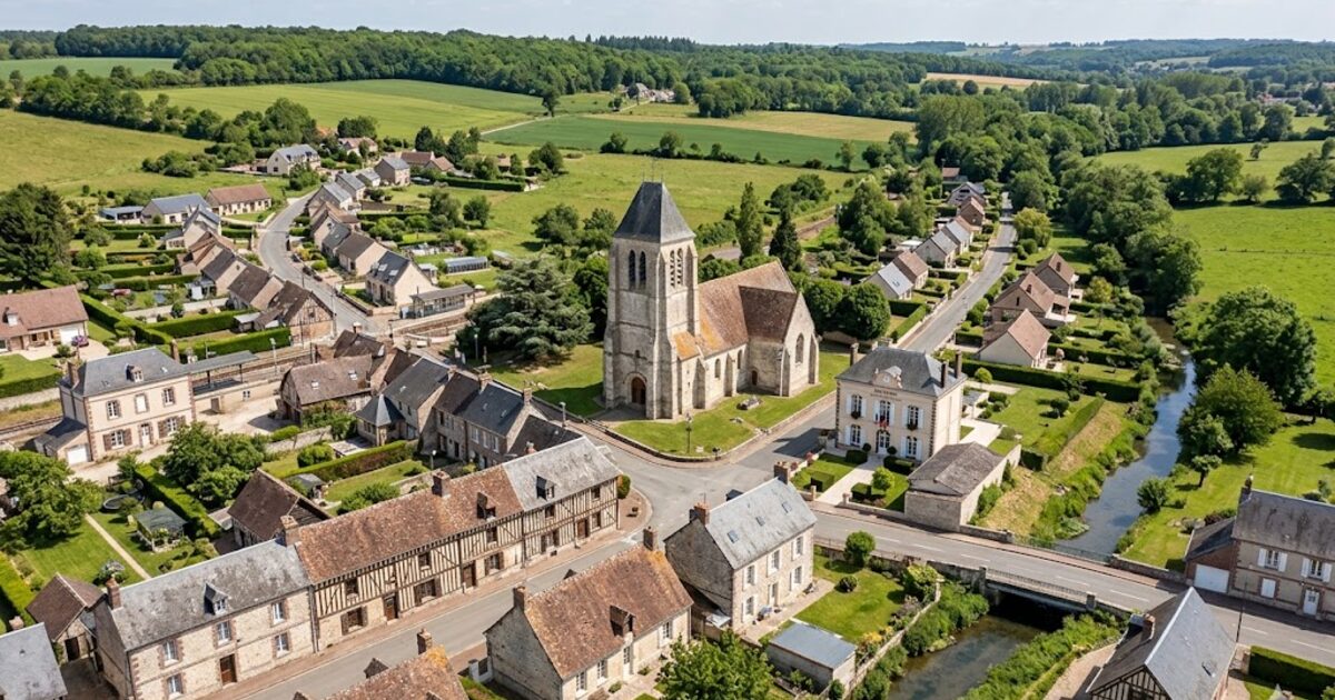 Bueil — acuarela — Francia
