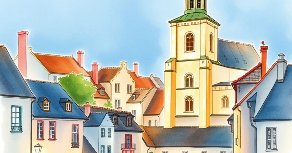 Châtillon — aquarelle — France