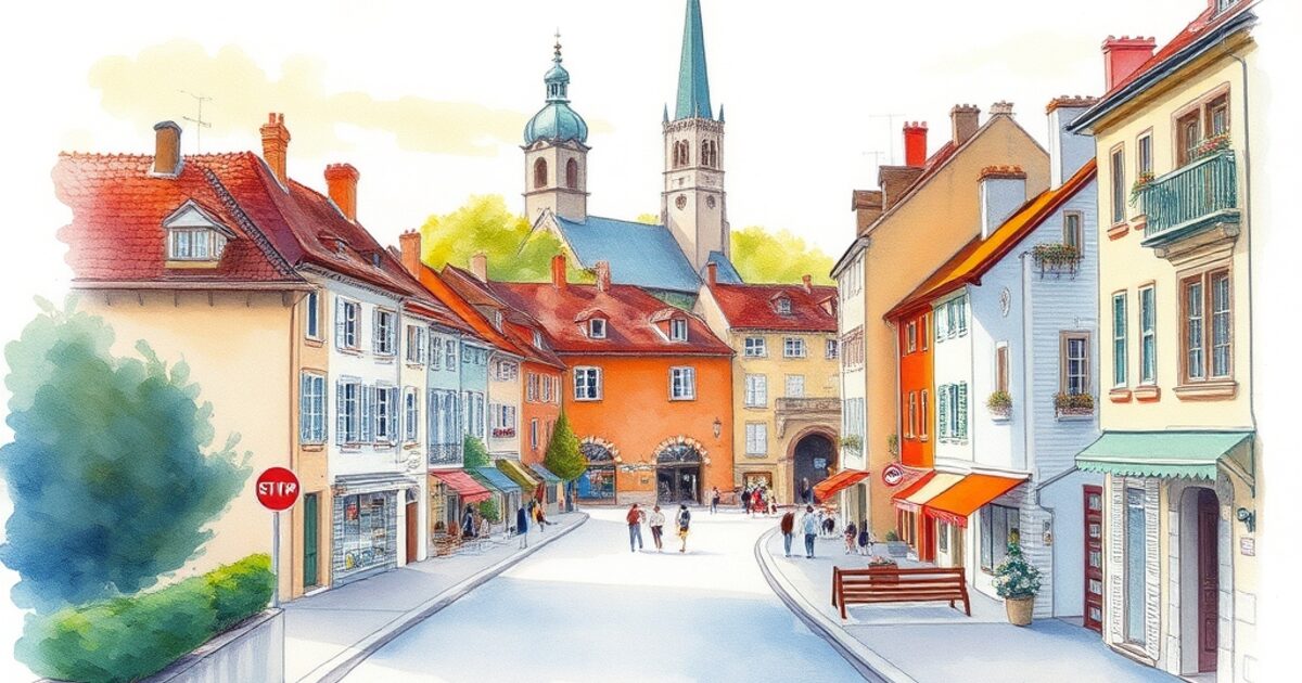 Chaville — aquarelle — France