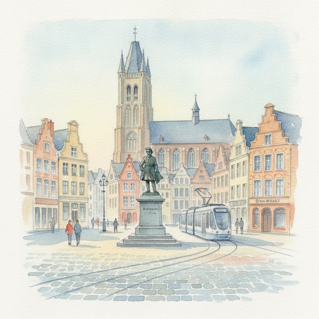 Dunkerque — acuarela — Francia