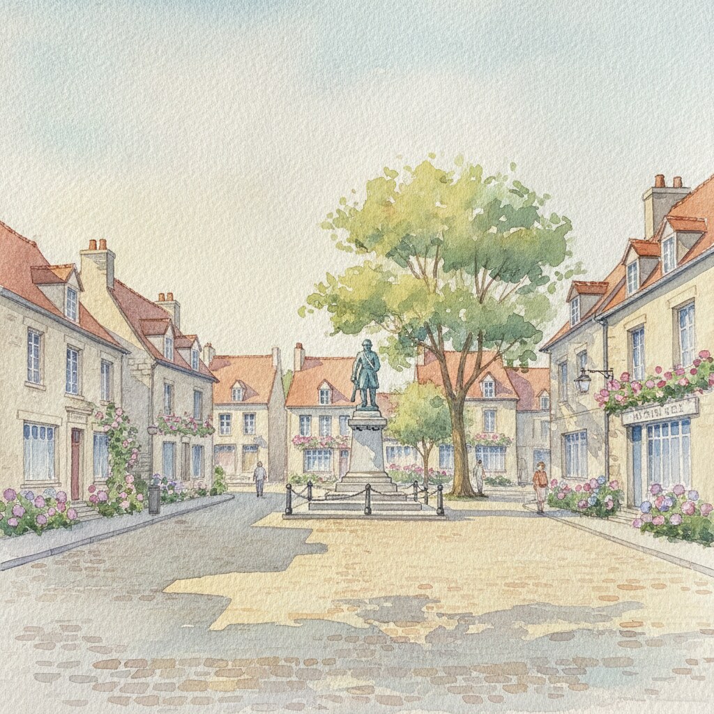 Hermanville-sur-Mer — aquarelle — France