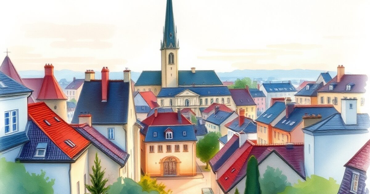 La Garenne-Colombes — aquarelle — France