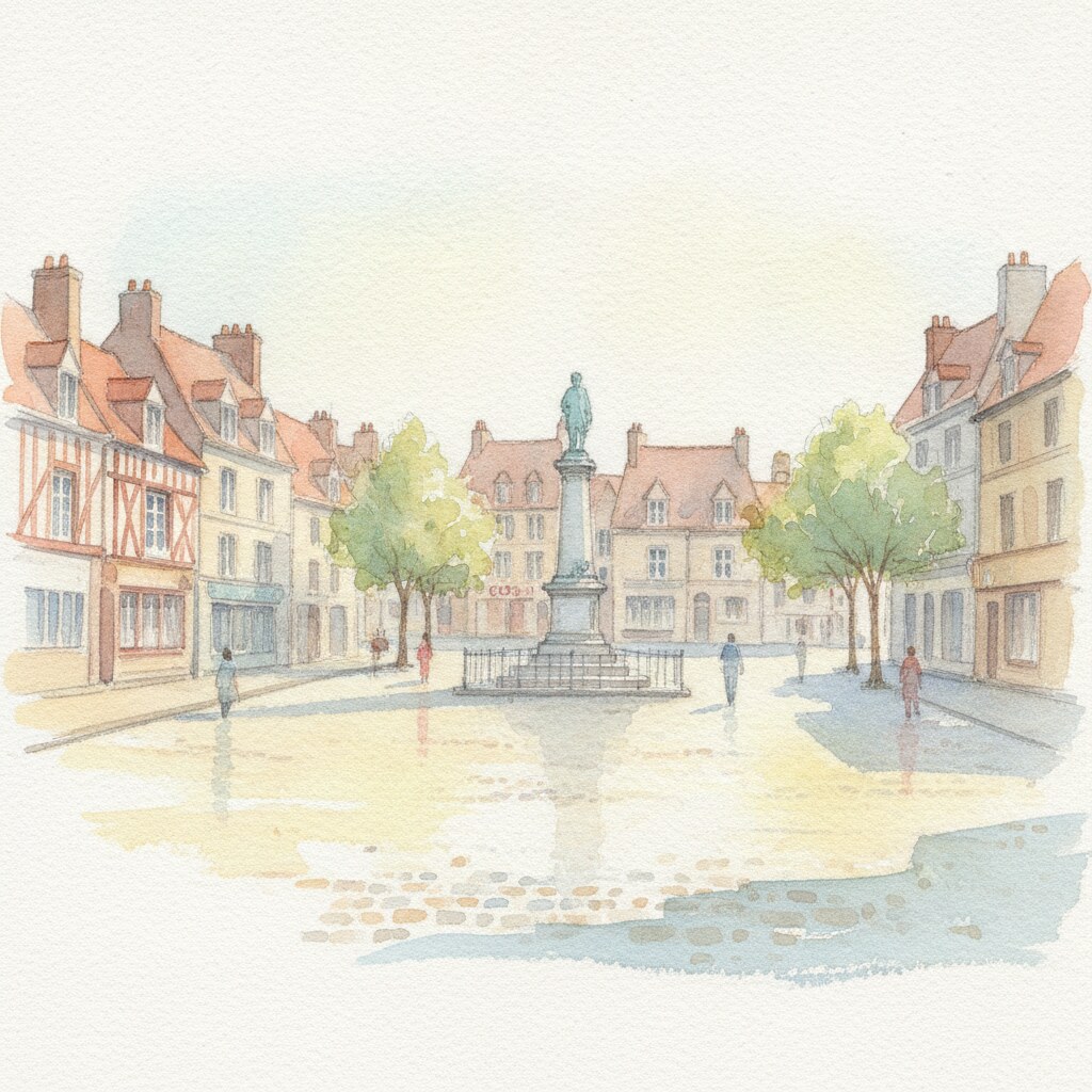 Le Trait — aquarelle — France