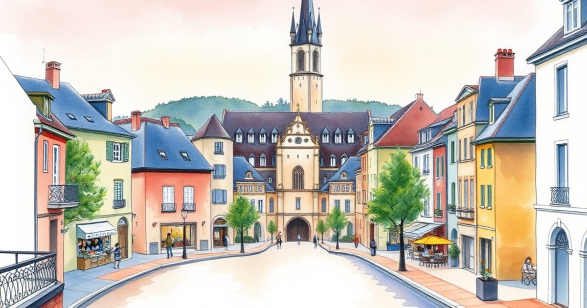Malakoff — aquarelle — France