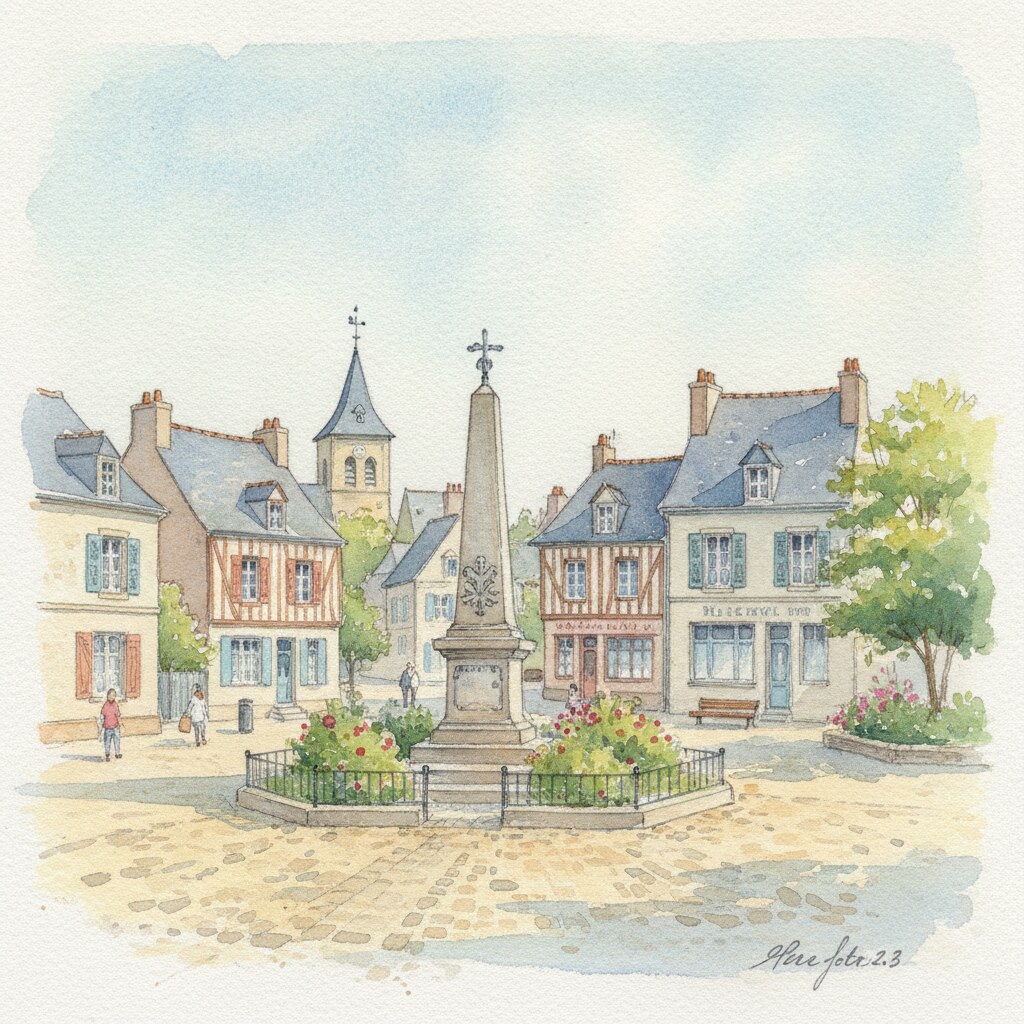 Merville-Franceville-Plage — aquarelle — France