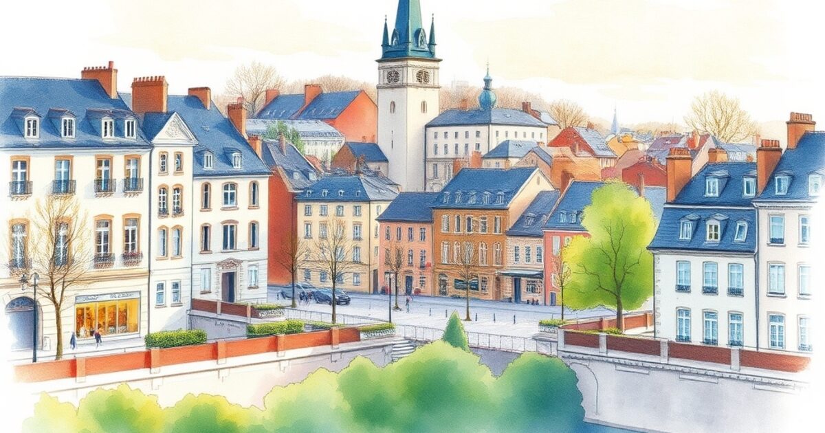 Meudon — aquarelle — France