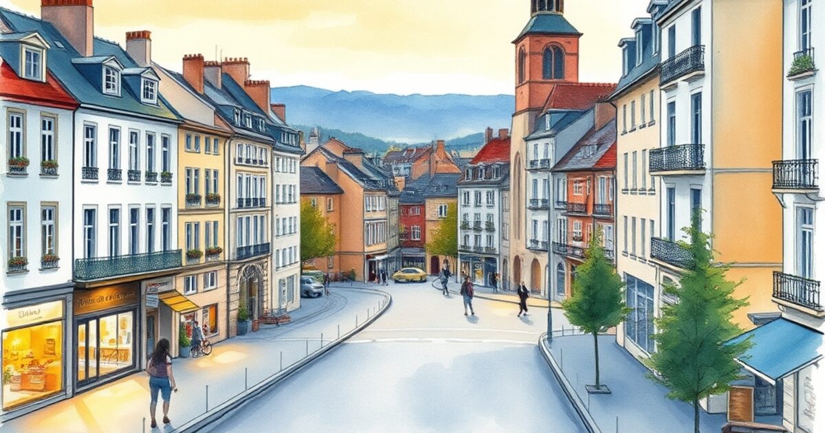 Montrouge — aquarelle — France