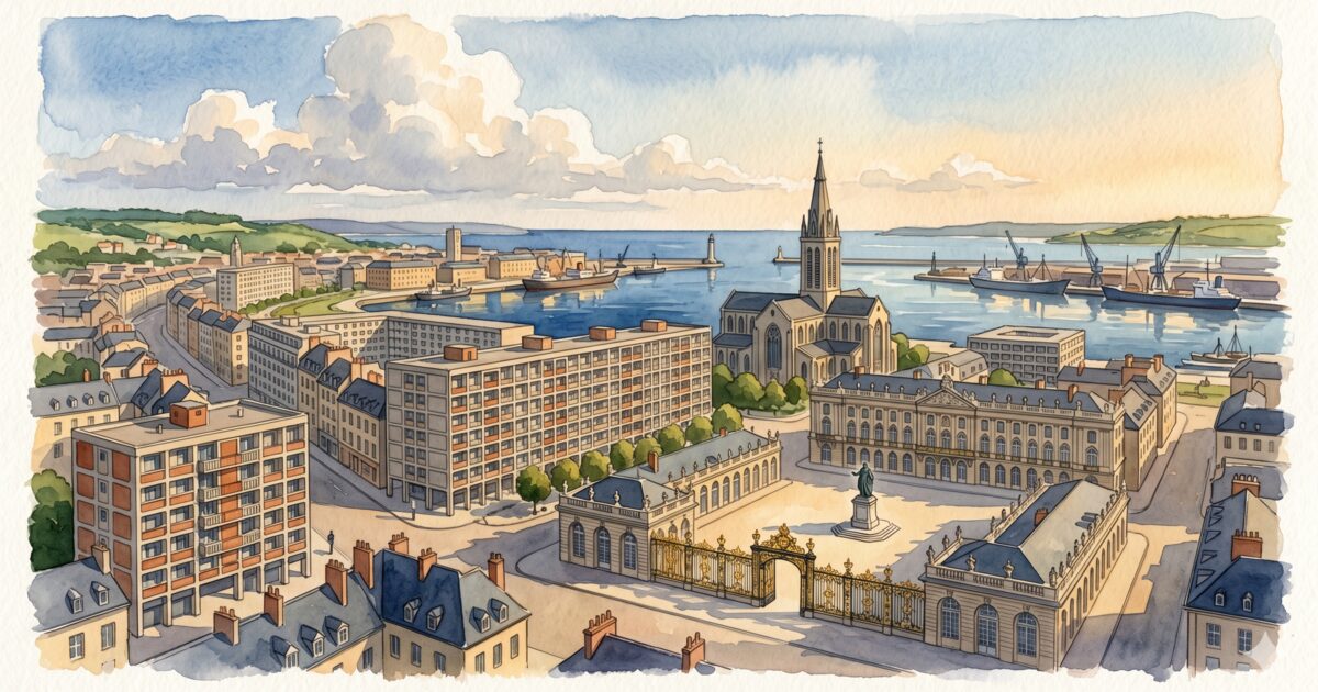 Nancy — acuarela — Francia