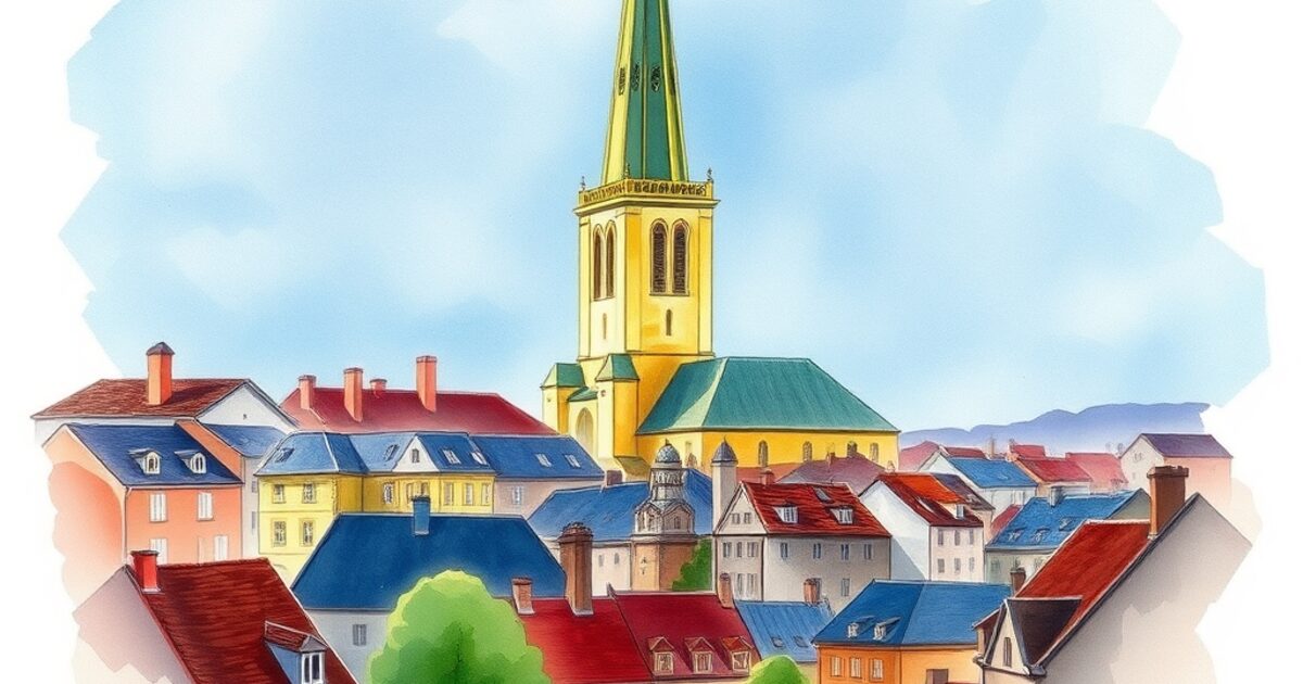 Nanterre — aquarelle — France