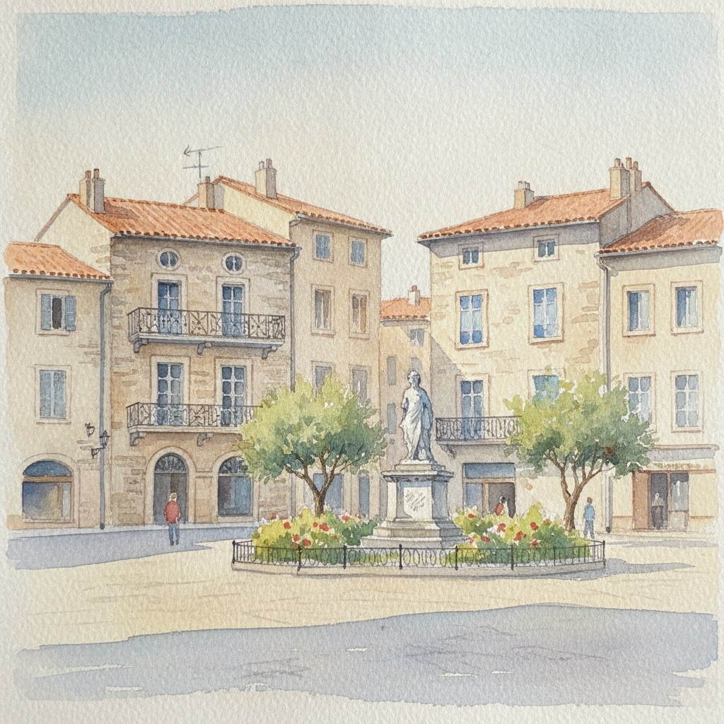Nicosie — watercolour — Cyprus