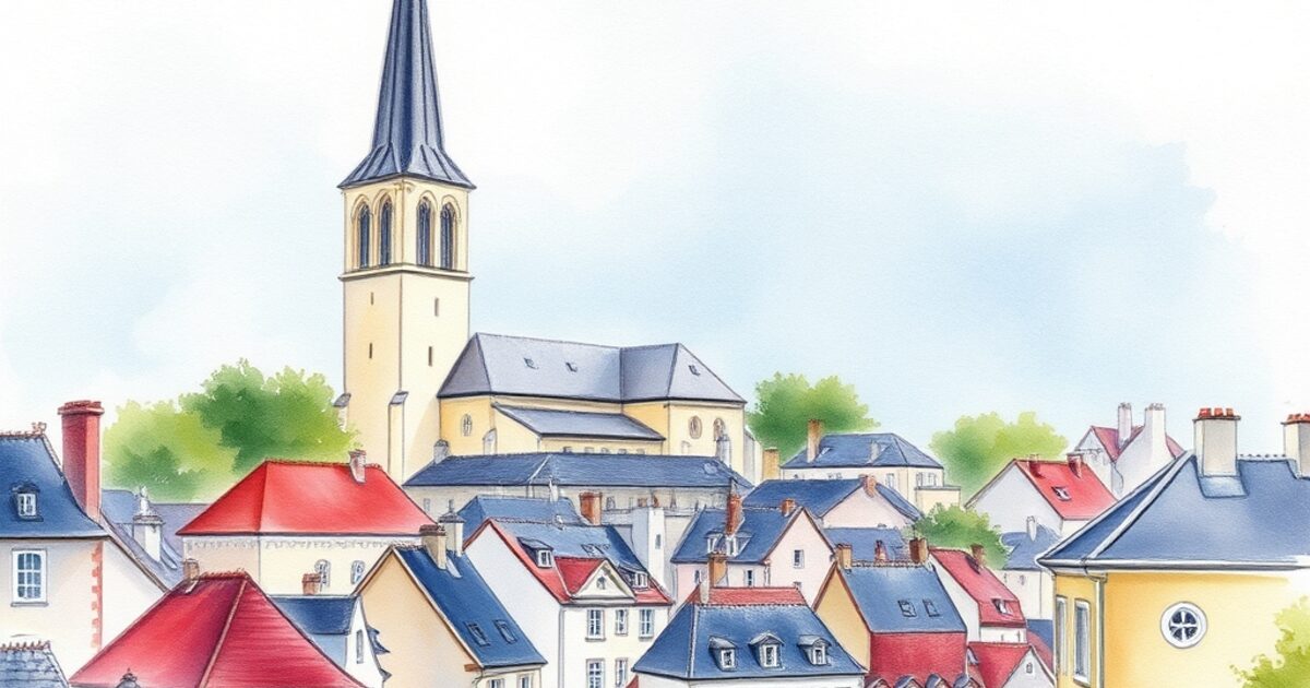 Suresnes — aquarelle — France