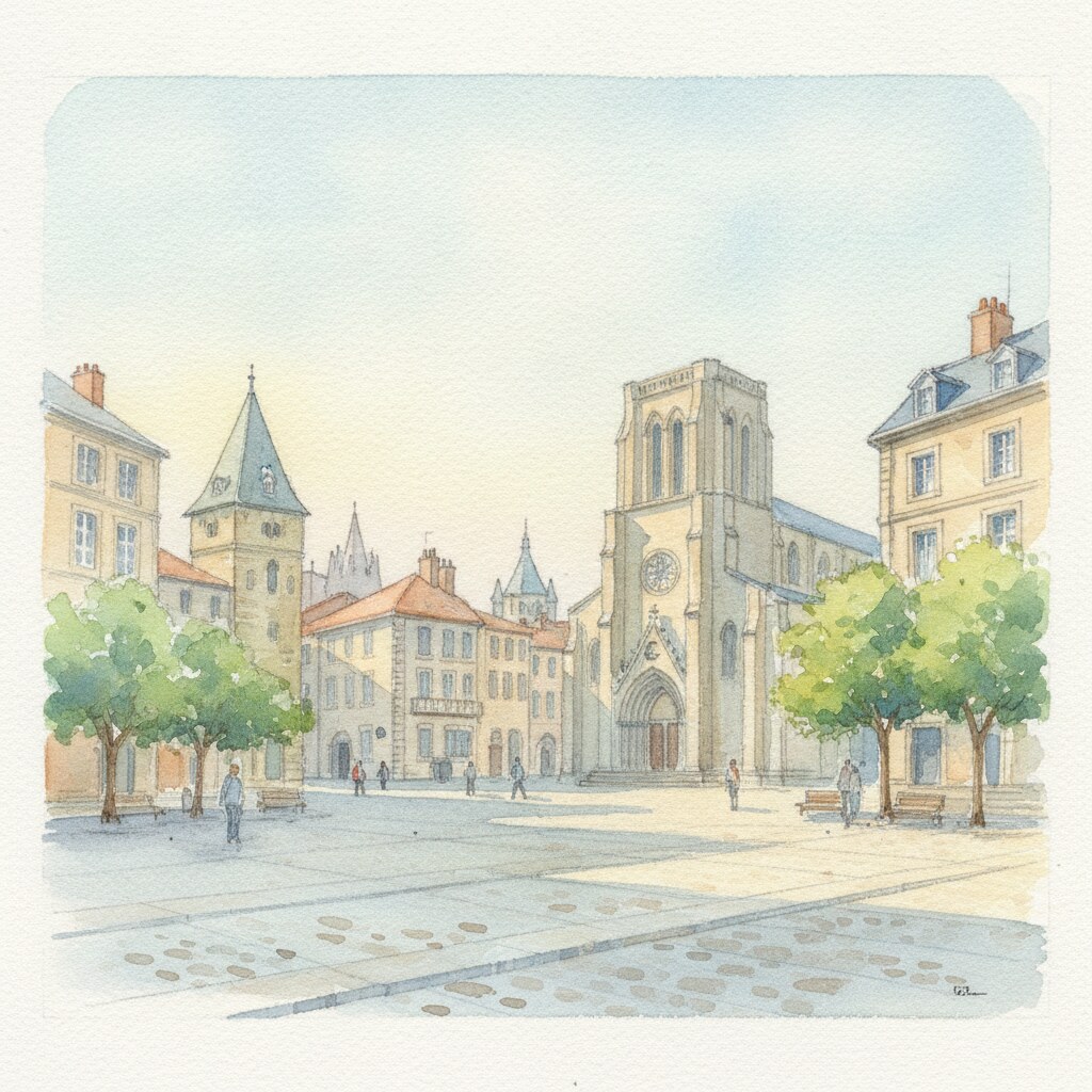 Valence — acuarela — Francia